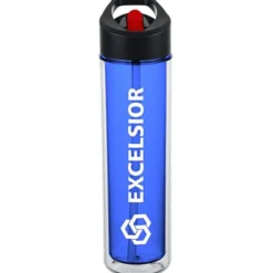 Chiller Insulated Bottle with Two-Tone Flip Straw Lid - 16 oz
