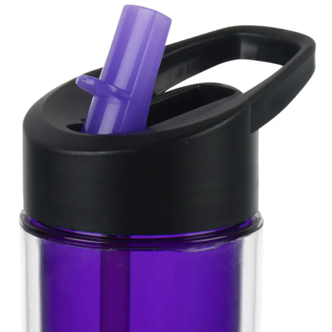 Chiller Insulated Bottle with Two-Tone Flip Straw Lid - 16 oz