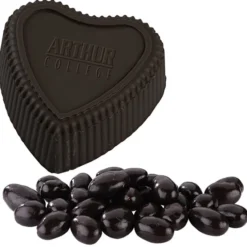 Chocolate Heart Box with Confection - Gold Box