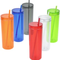 Chroma Acrylic Tumbler with Straw - 16 oz