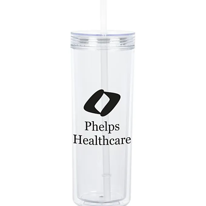 Chroma Acrylic Tumbler with Straw - 16 oz