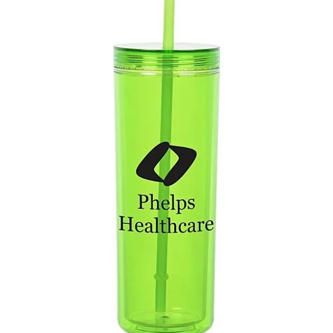Chroma Acrylic Tumbler with Straw - 16 oz