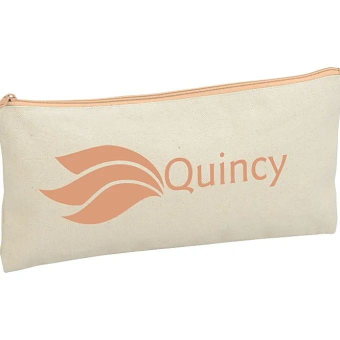 Chroma Zip Cotton Pouch - 5 1/2 inches x 11 inches