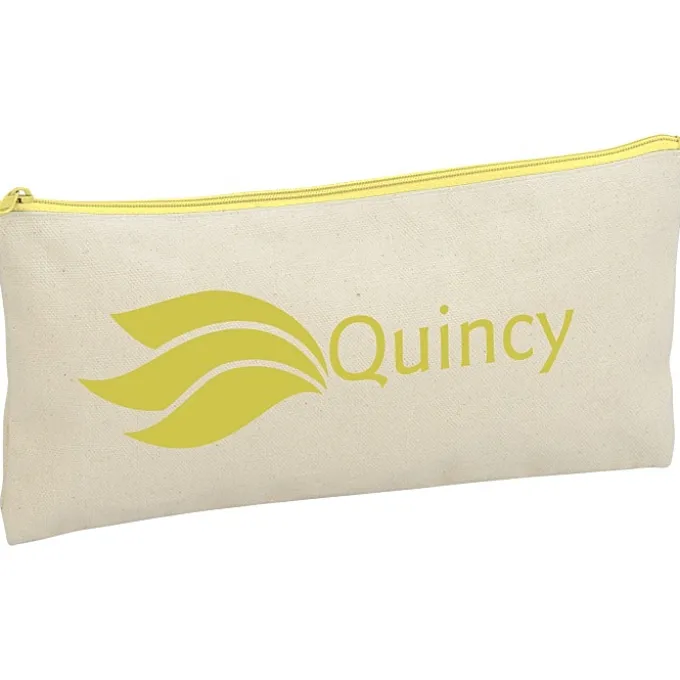 Chroma Zip Cotton Pouch - 5 1/2 inches x 11 inches