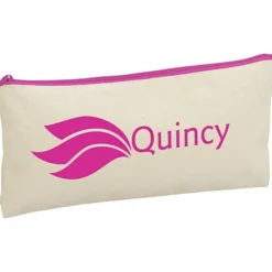 Chroma Zip Cotton Pouch - 5 1/2 inches x 11 inches