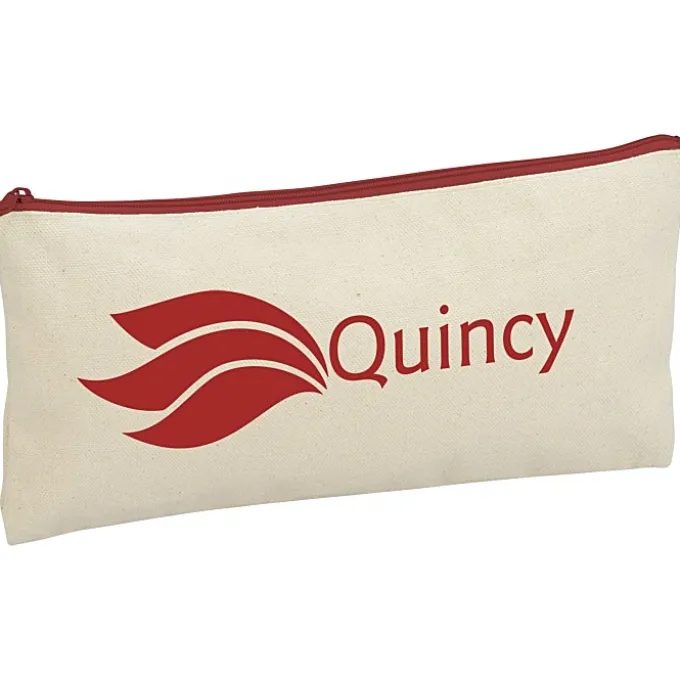 Chroma Zip Cotton Pouch - 5 1/2 inches x 11 inches