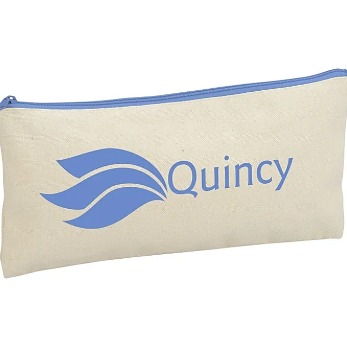 Chroma Zip Cotton Pouch - 5 1/2 inches x 11 inches