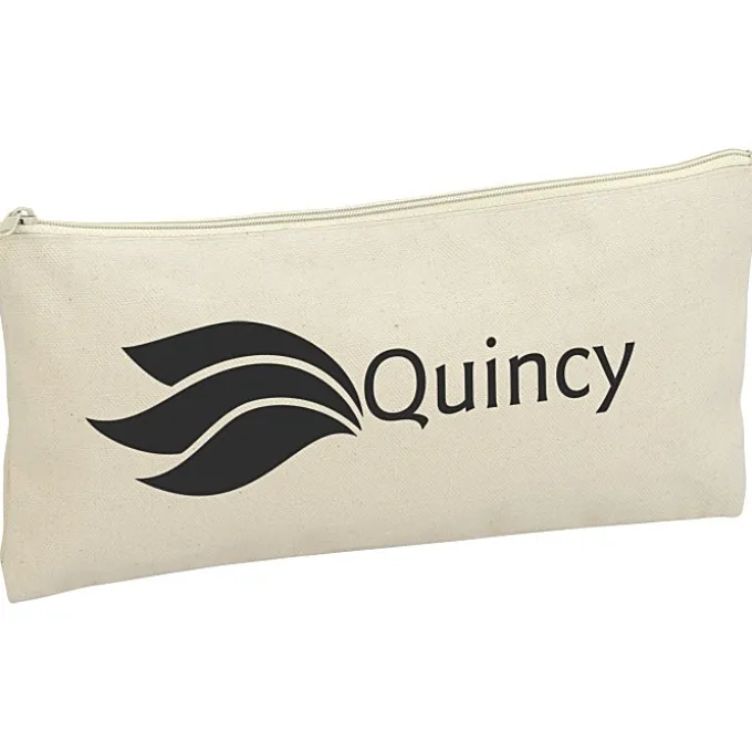 Chroma Zip Cotton Pouch - 5 1/2 inches x 11 inches