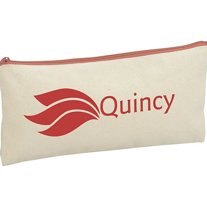 Chroma Zip Cotton Pouch - 5 1/2 inches x 11 inches