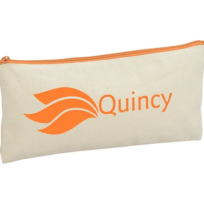 Chroma Zip Cotton Pouch - 5 1/2 inches x 11 inches
