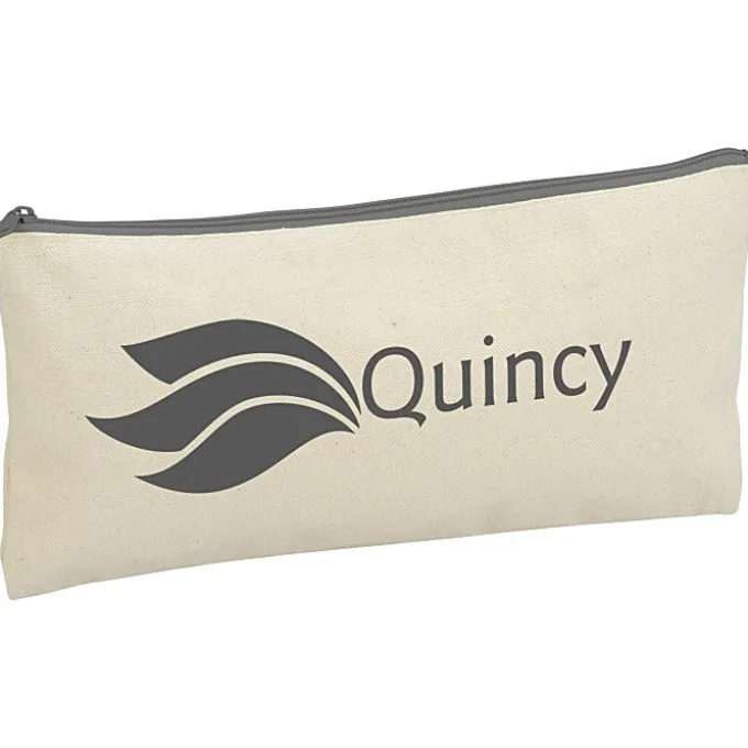 Chroma Zip Cotton Pouch - 5 1/2 inches x 11 inches