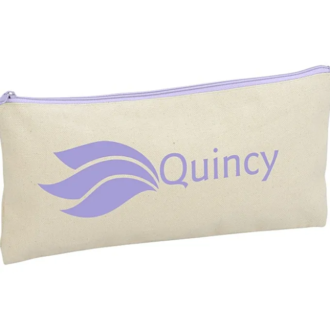 Chroma Zip Cotton Pouch - 5 1/2 inches x 11 inches