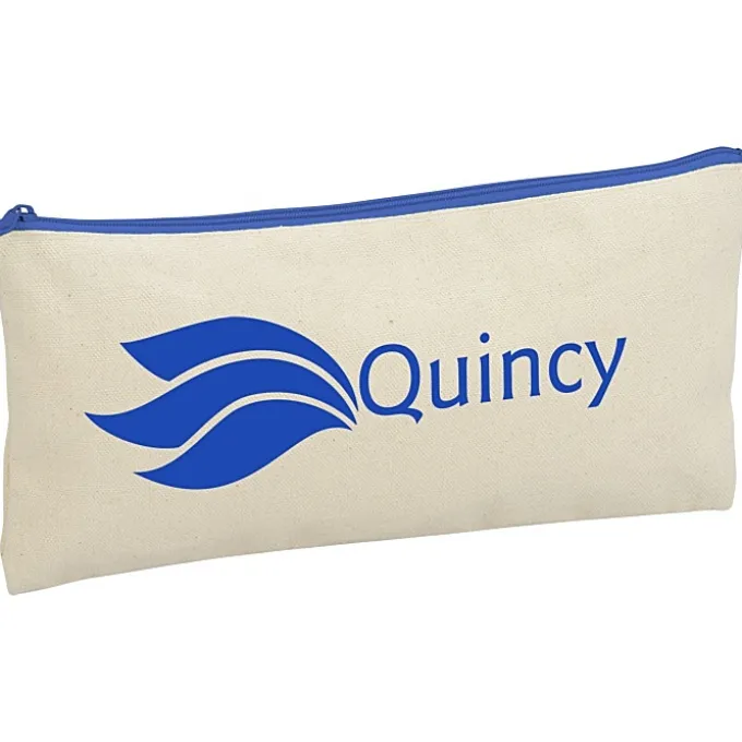 Chroma Zip Cotton Pouch - 5 1/2 inches x 11 inches