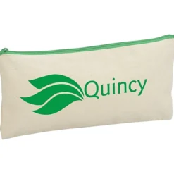 Chroma Zip Cotton Pouch - 5 1/2 inches x 11 inches