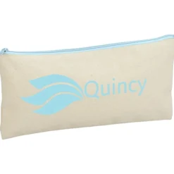 Chroma Zip Cotton Pouch - 5 1/2 inches x 11 inches