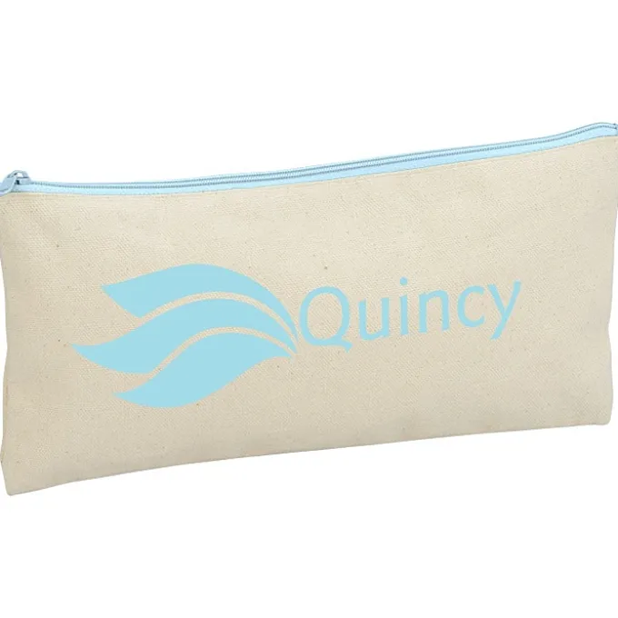 Chroma Zip Cotton Pouch - 5 1/2 inches x 11 inches