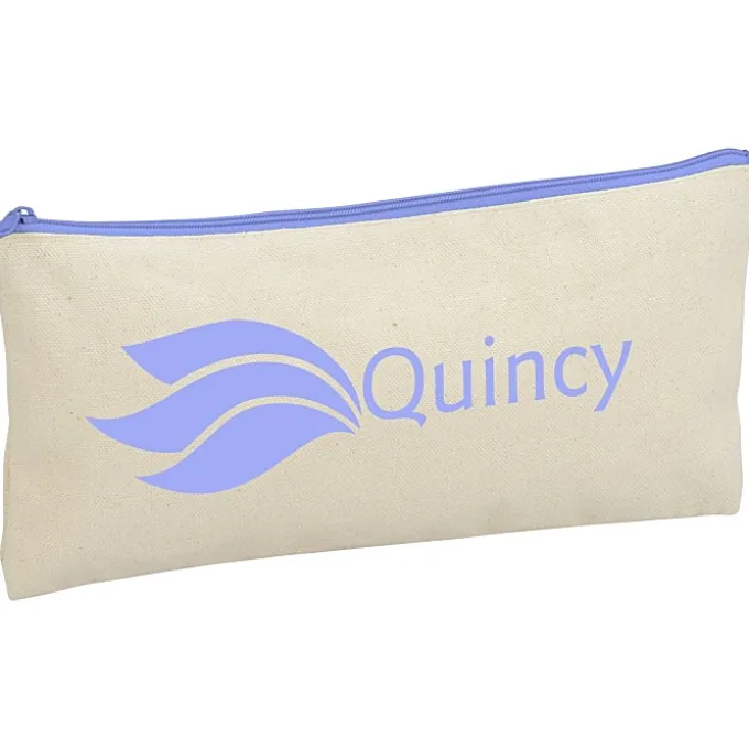 Chroma Zip Cotton Pouch - 5 1/2 inches x 11 inches