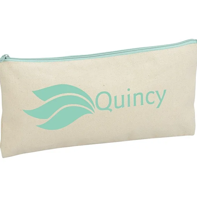 Chroma Zip Cotton Pouch - 5 1/2 inches x 11 inches