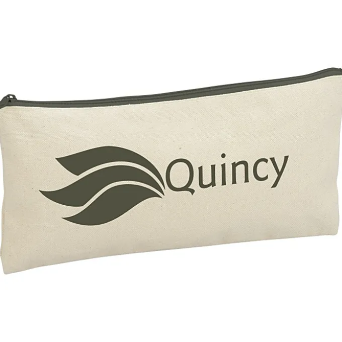 Chroma Zip Cotton Pouch - 5 1/2 inches x 11 inches