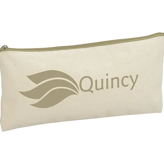 Chroma Zip Cotton Pouch - 5 1/2 inches x 11 inches