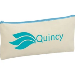 Chroma Zip Cotton Pouch - 5 1/2 inches x 11 inches