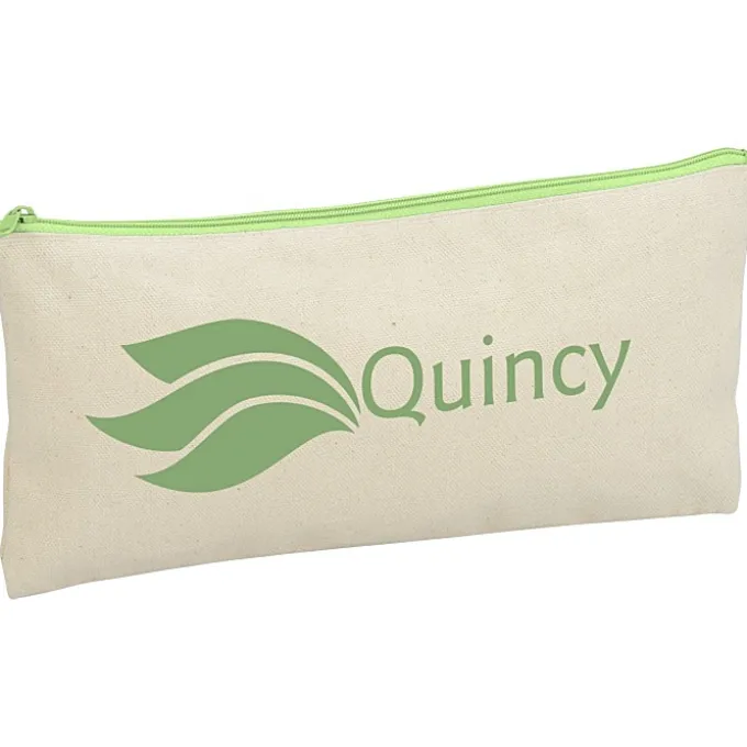 Chroma Zip Cotton Pouch - 5 1/2 inches x 11 inches
