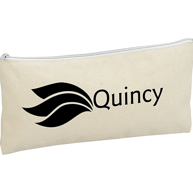 Chroma Zip Cotton Pouch - 5 1/2 inches x 11 inches