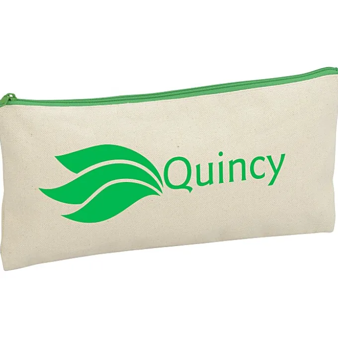 Chroma Zip Cotton Pouch - 5 1/2 inches x 11 inches