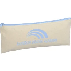 Chroma Zip Cotton Pouch - 4 inches x 9 3/4 inches