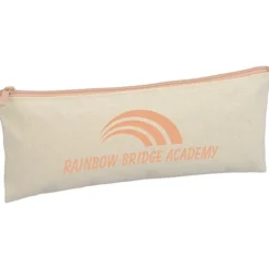 Chroma Zip Cotton Pouch - 4 inches x 9 3/4 inches
