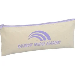 Chroma Zip Cotton Pouch - 4 inches x 9 3/4 inches