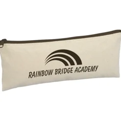 Chroma Zip Cotton Pouch - 4 inches x 9 3/4 inches
