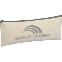 Chroma Zip Cotton Pouch - 4 inches x 9 3/4 inches