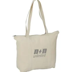 Chroma Zip 10-ounce Cotton Tote - 15 inches x 17 1/2 inches