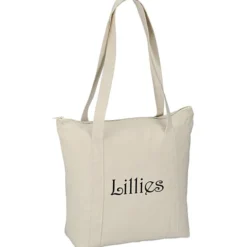 Chroma Zip 10-ounce Cotton Tote - 13 inches x 15 inches