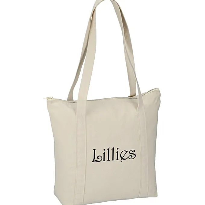 Chroma Zip 10-ounce Cotton Tote - 13 inches x 15 inches
