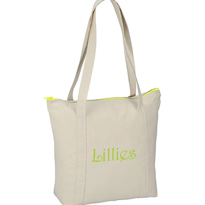 Chroma Zip 10-ounce Cotton Tote - 13 inches x 15 inches