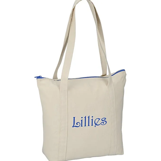 Chroma Zip 10-ounce Cotton Tote - 13 inches x 15 inches
