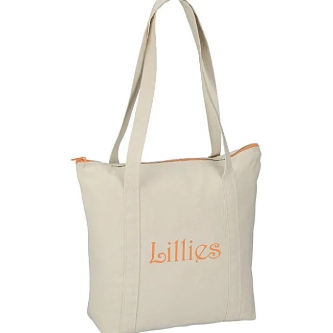 Chroma Zip 10-ounce Cotton Tote - 13 inches x 15 inches