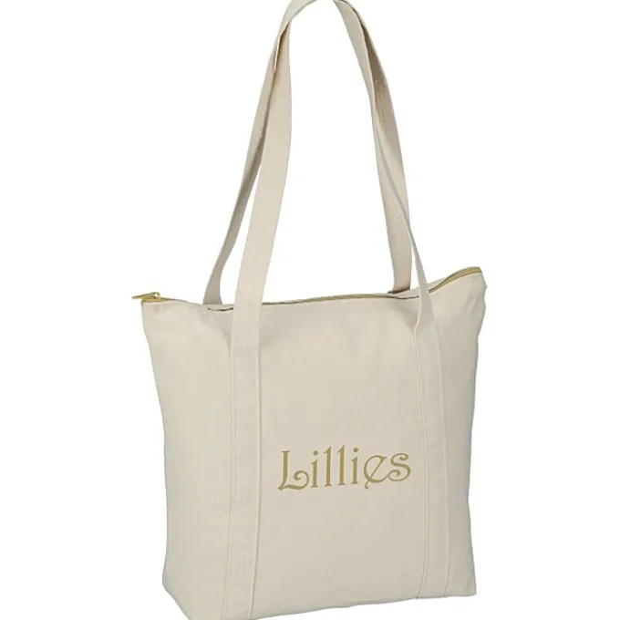 Chroma Zip 10-ounce Cotton Tote - 13 inches x 15 inches