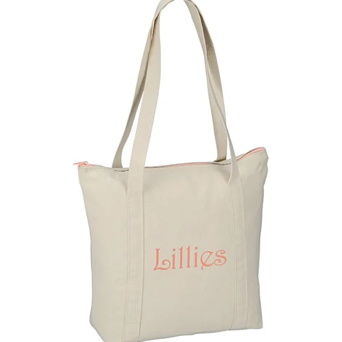 Chroma Zip 10-ounce Cotton Tote - 13 inches x 15 inches