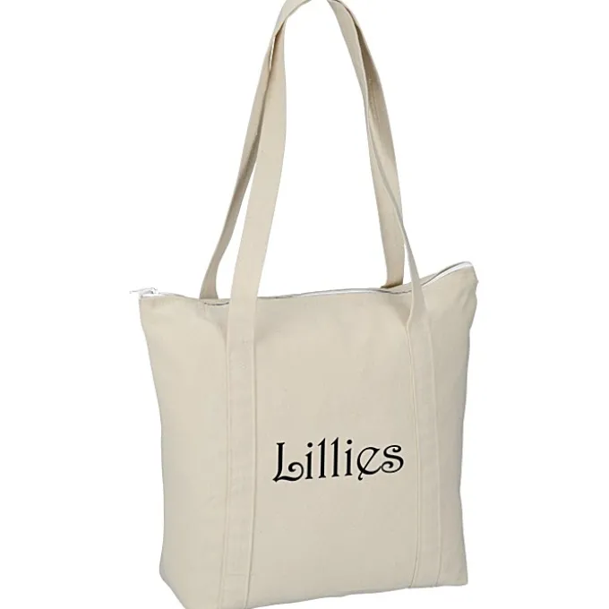 Chroma Zip 10-ounce Cotton Tote - 13 inches x 15 inches