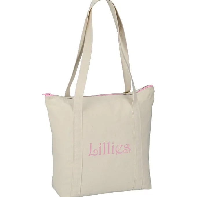 Chroma Zip 10-ounce Cotton Tote - 13 inches x 15 inches