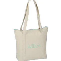 Chroma Zip 10-ounce Cotton Tote - 13 inches x 15 inches
