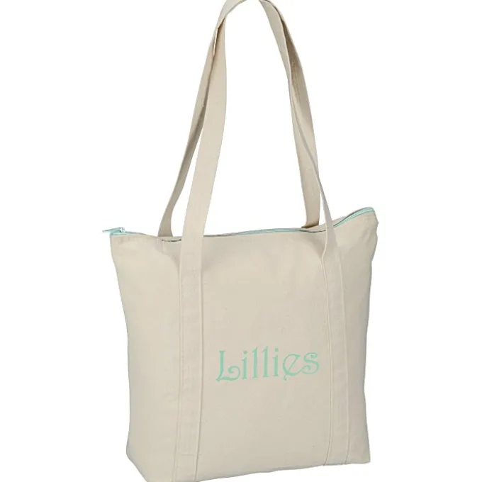 Chroma Zip 10-ounce Cotton Tote - 13 inches x 15 inches