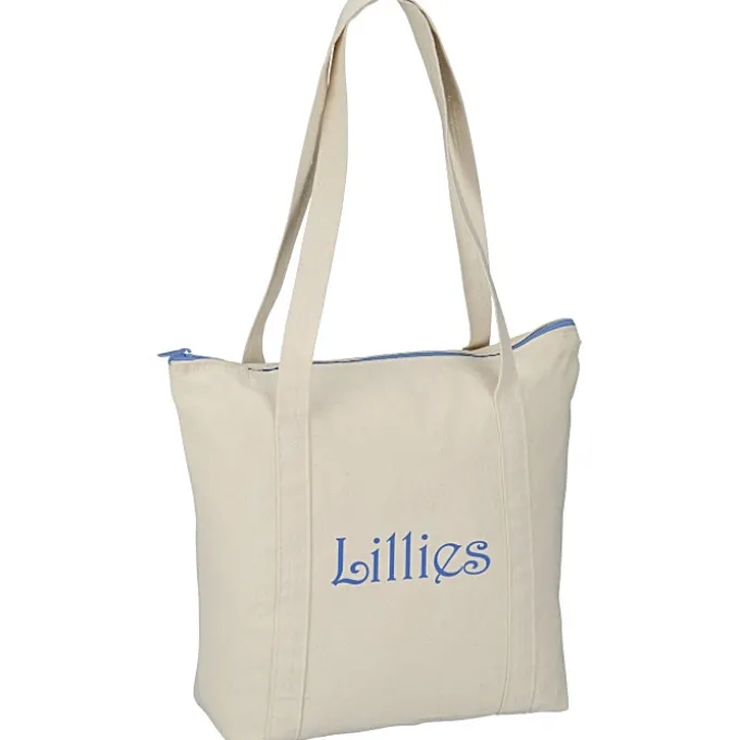 Chroma Zip 10-ounce Cotton Tote - 13 inches x 15 inches