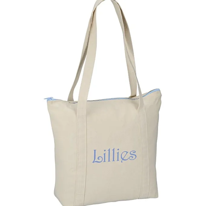 Chroma Zip 10-ounce Cotton Tote - 13 inches x 15 inches