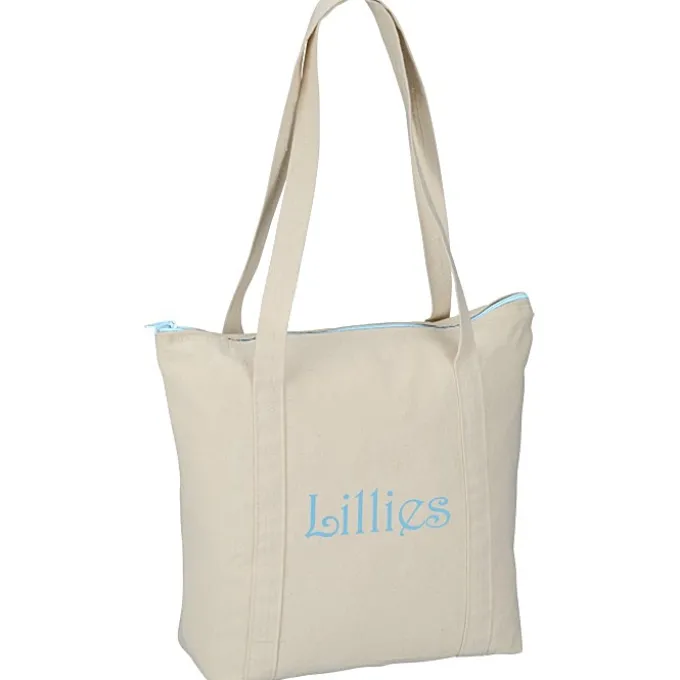 Chroma Zip 10-ounce Cotton Tote - 13 inches x 15 inches