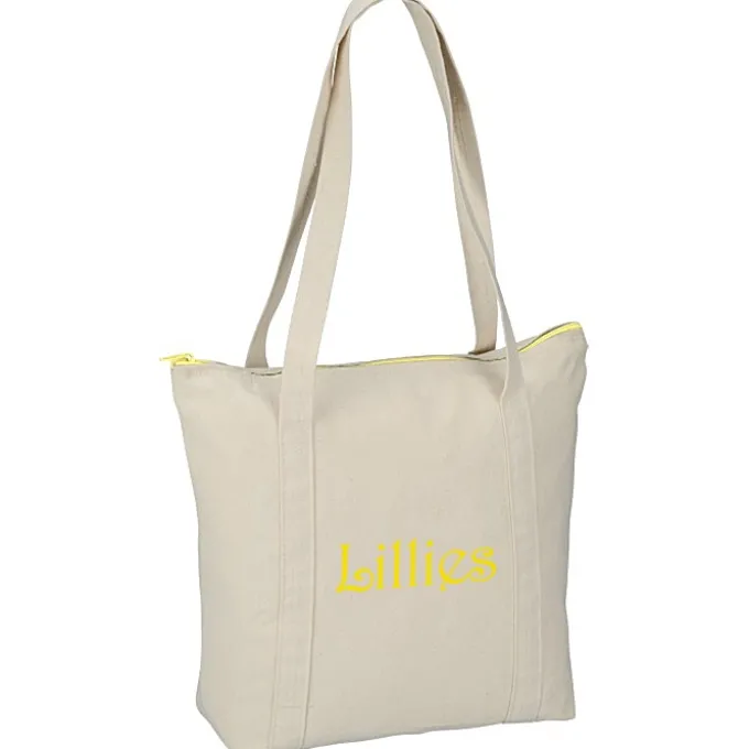 Chroma Zip 10-ounce Cotton Tote - 13 inches x 15 inches