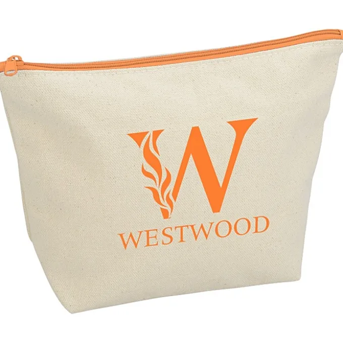 Chroma Zip Tweedle Dee Cotton Pouch - 6 3/8 inches x 9 inches